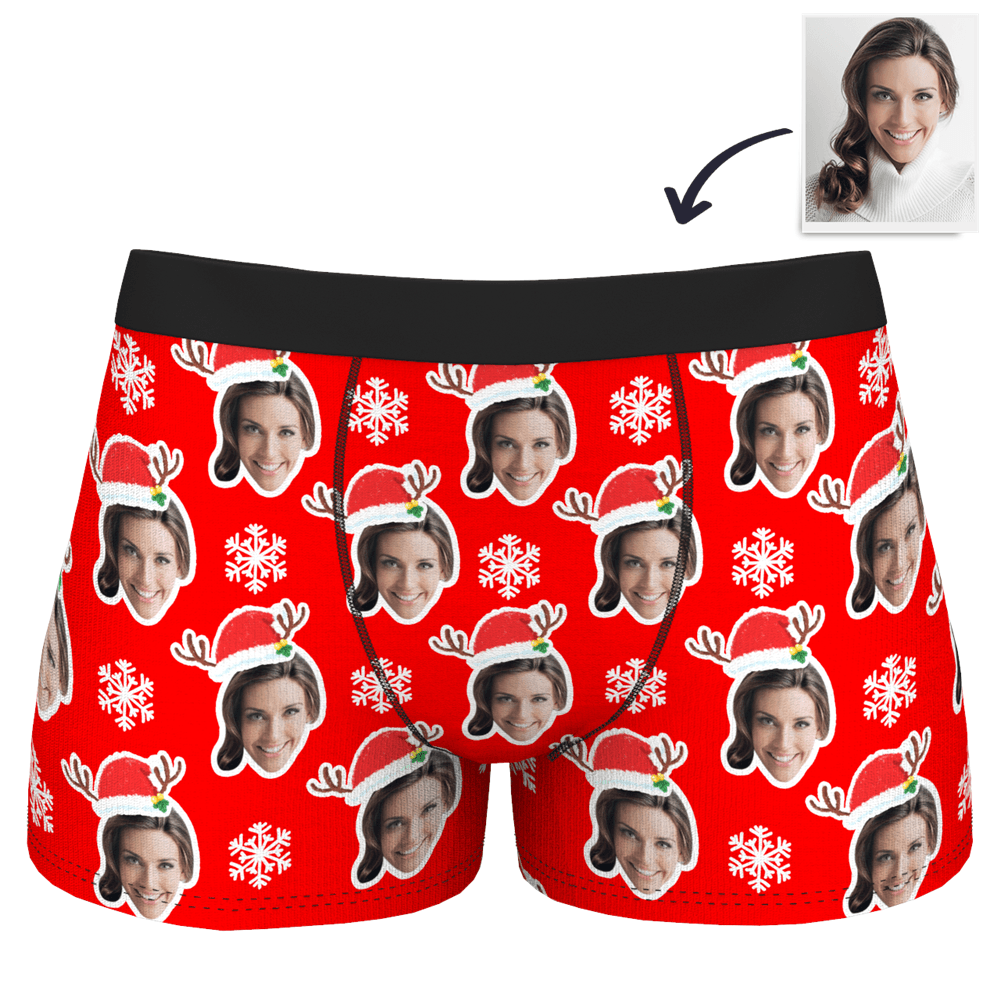 Christmas Gift For Boyfriend Custom Underwear - Santa - Giftlab