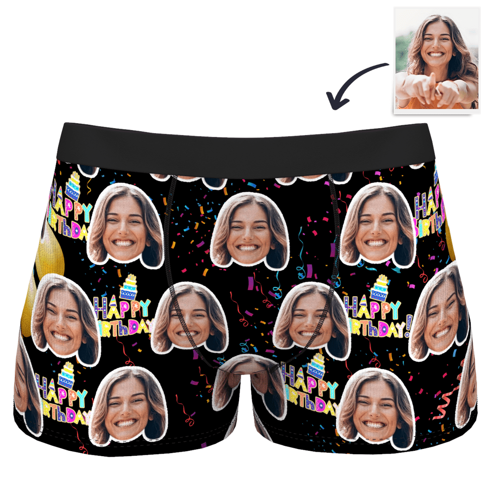 Customized Boxer Shorts Birthday Gift - Happy Birthday - Giftlab
