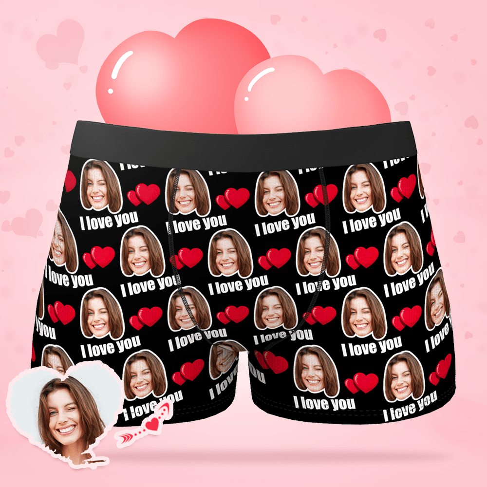 Custom Underwear Valentines Gift Birthday Gift - 6 Colors - Giftlab