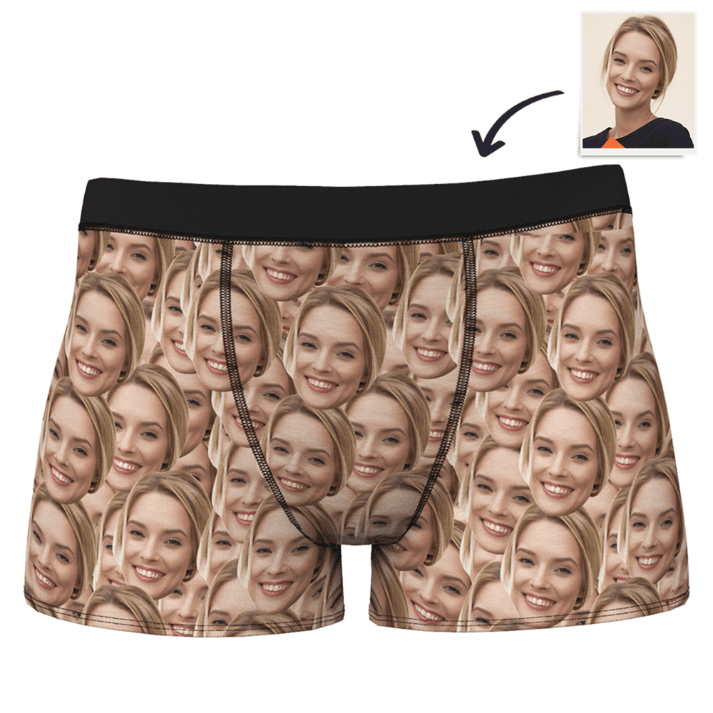 Boyfriend's Birthday Gift Face Boxer Shorts Crazy Gift Valentines Day Gifts For Him - Giftlab