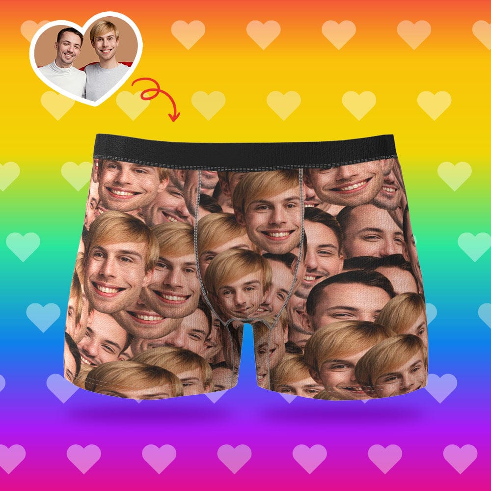 Face Boxer Shorts Crazy Gift LGBT Gifts For Him - Giftlab