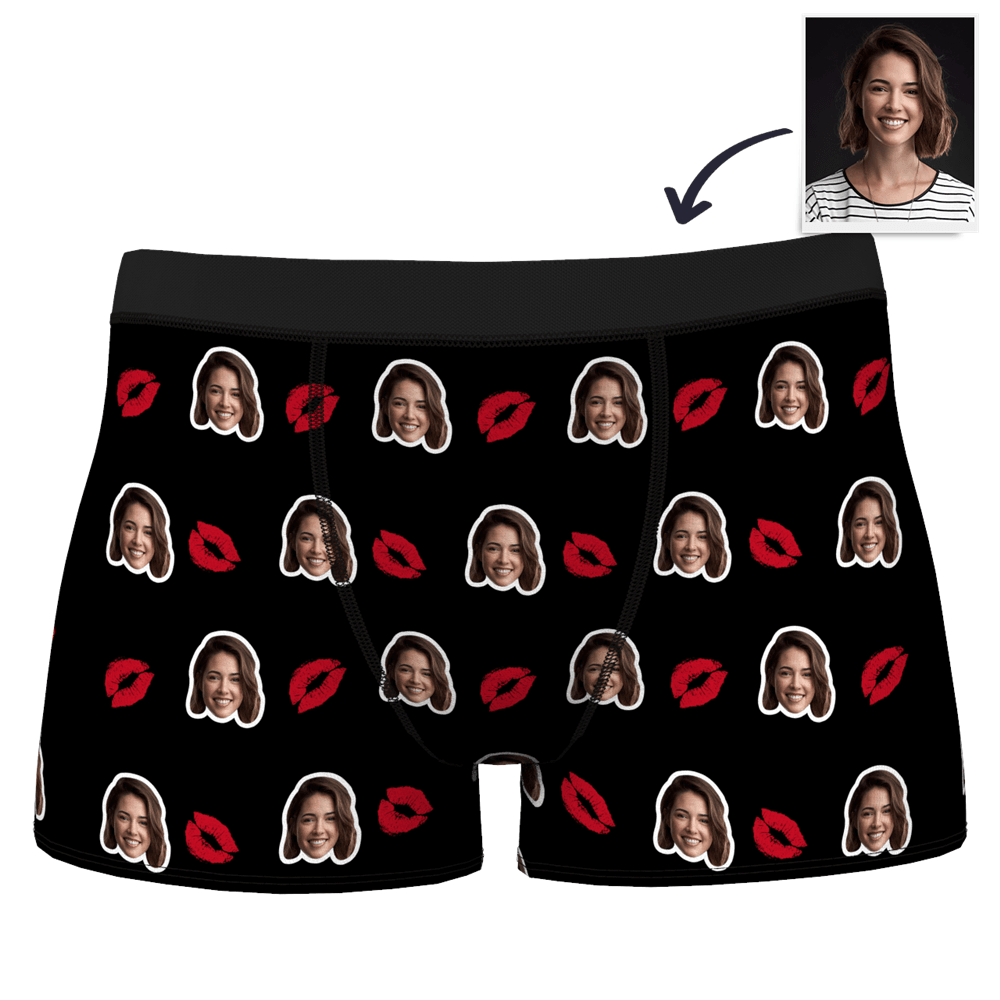 Custom Boxer Shorts Gift For Boyfriend Valentines Day Gifts - Giftlab