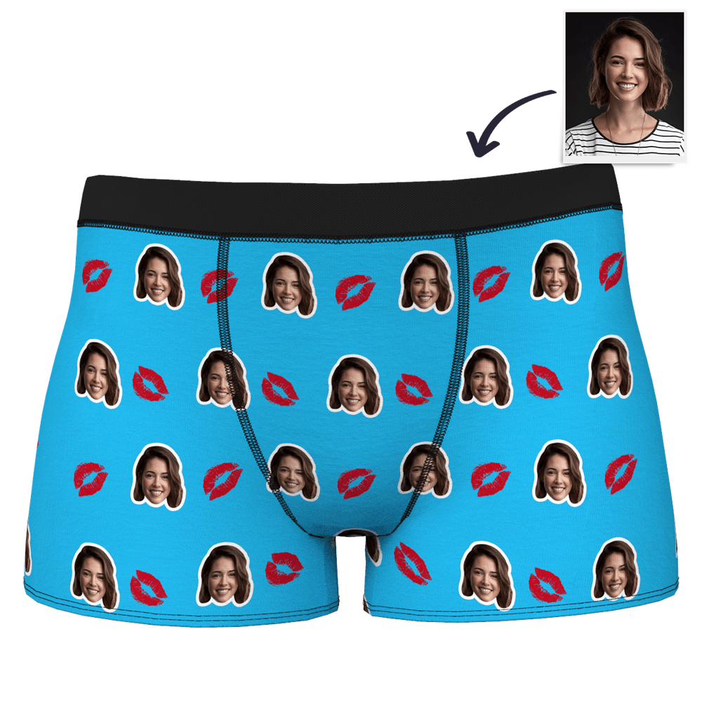 Custom Boxer Shorts Gift For Boyfriend Valentines Day Gifts - Giftlab