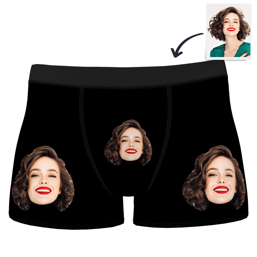 Husband Gift Personalized Boxer Gift Face Underwear - Giftlab