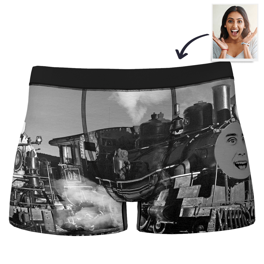 Picture Boxer Shorts Gift For Boyfriend Long Distance Relationship Gift - Giftlab