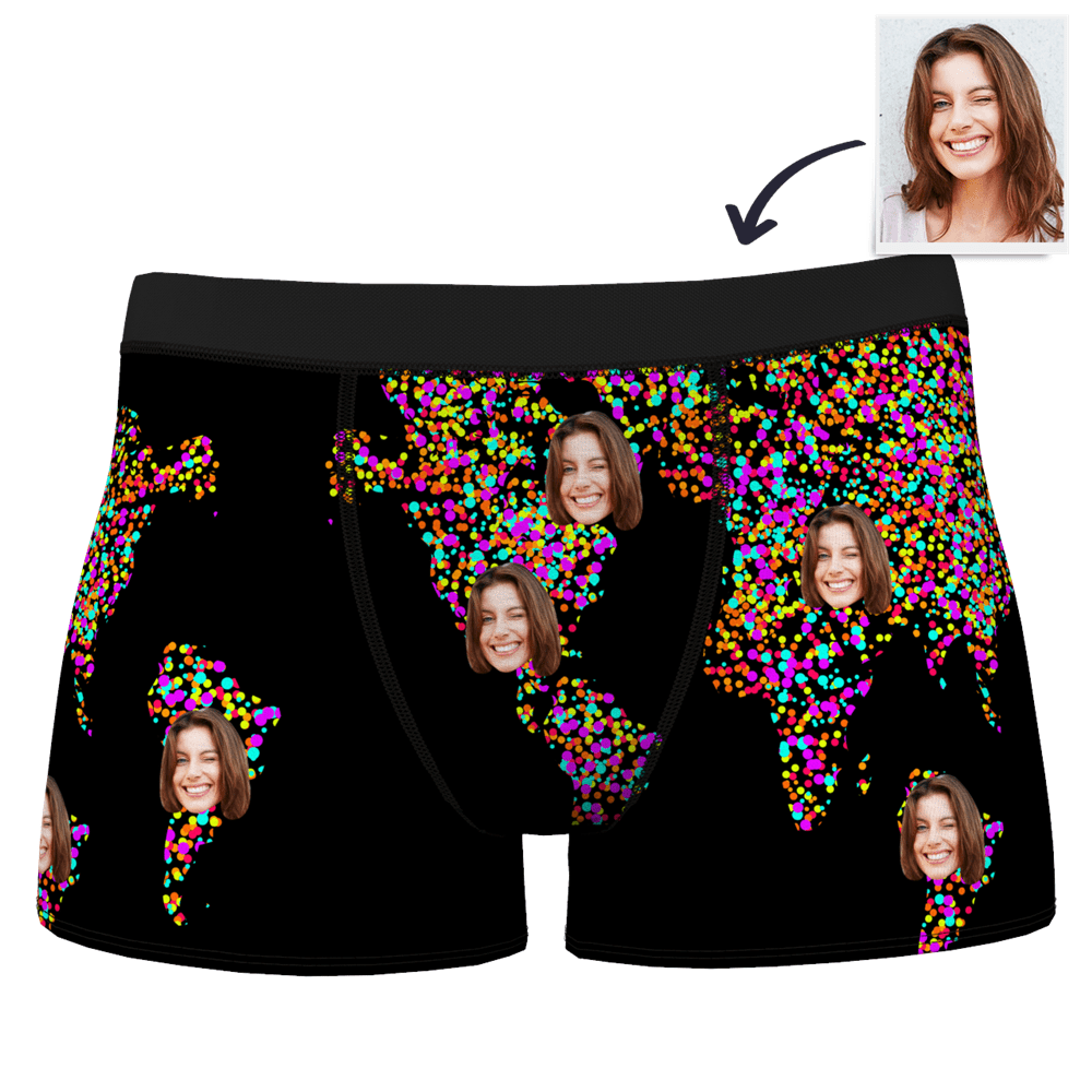 Custom Boxer Shorts - Girlfriend Smiley - Giftlab