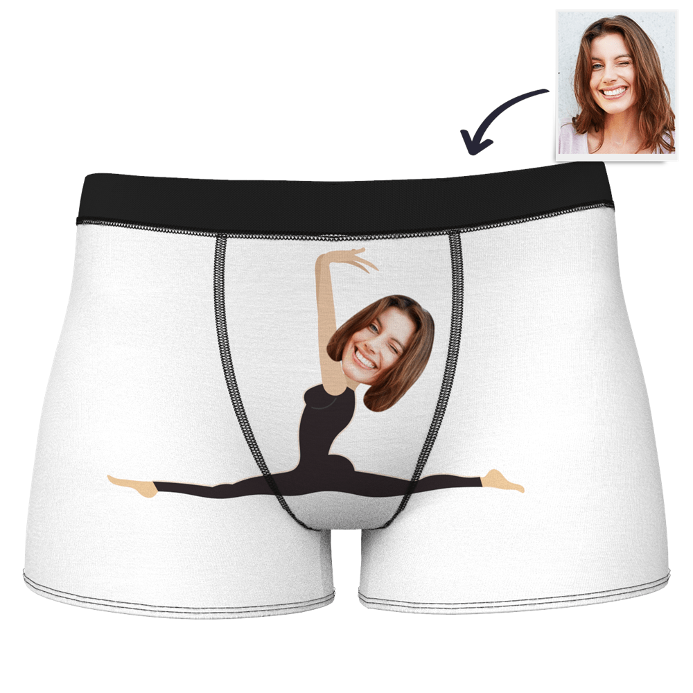 Boxer Shorts with Girlfriend's Face - Beautiful Body - Giftlab