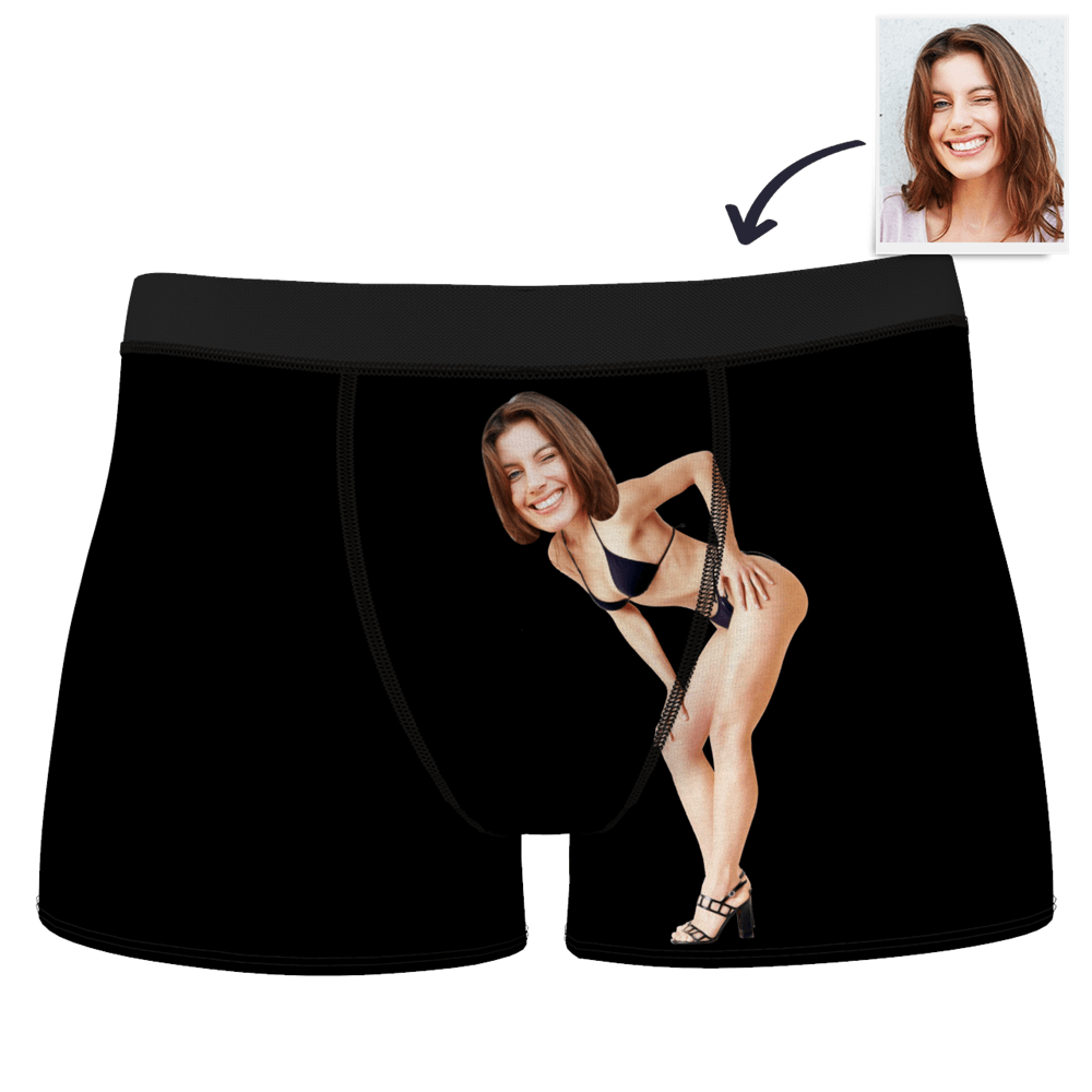 Funny Boyfriend Gift Custom Boxers Anniversary Gift - Giftlab