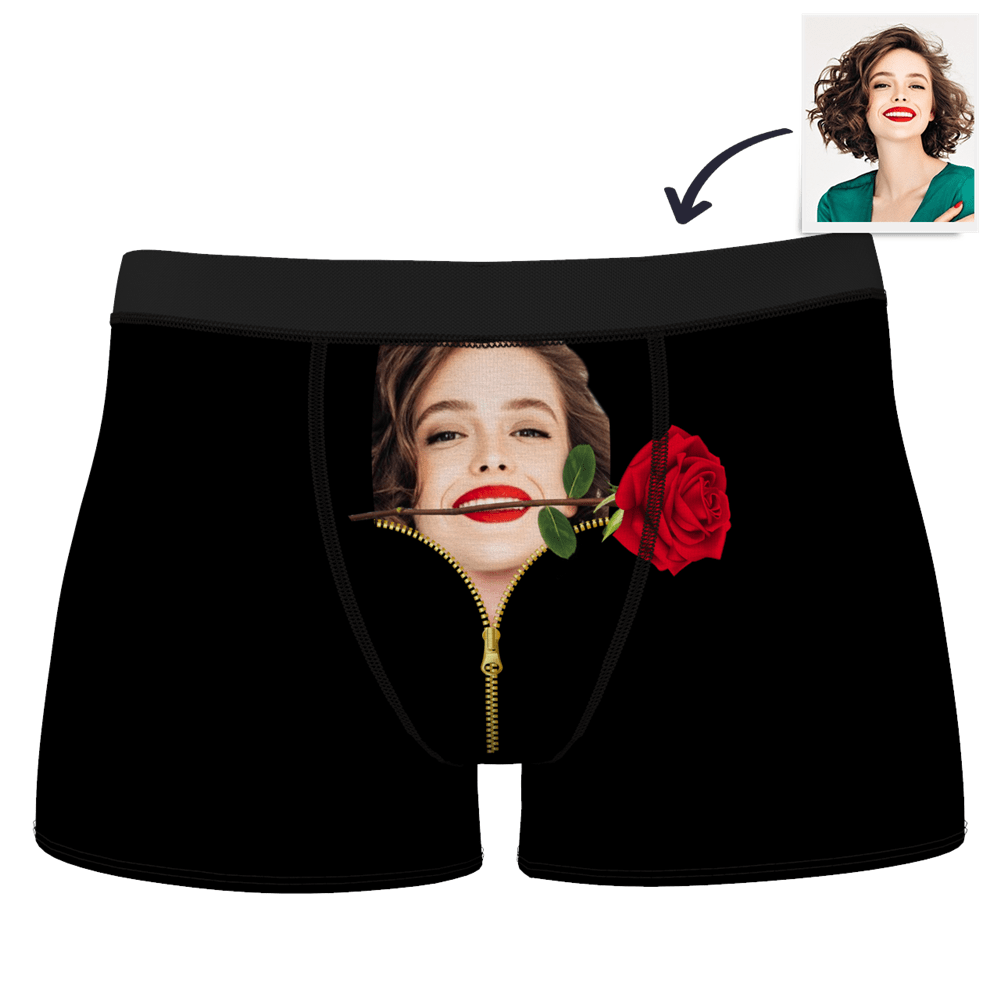 Boyfriend Gift Custom Boxer Shorts Valentine's Day Gift - Giftlab