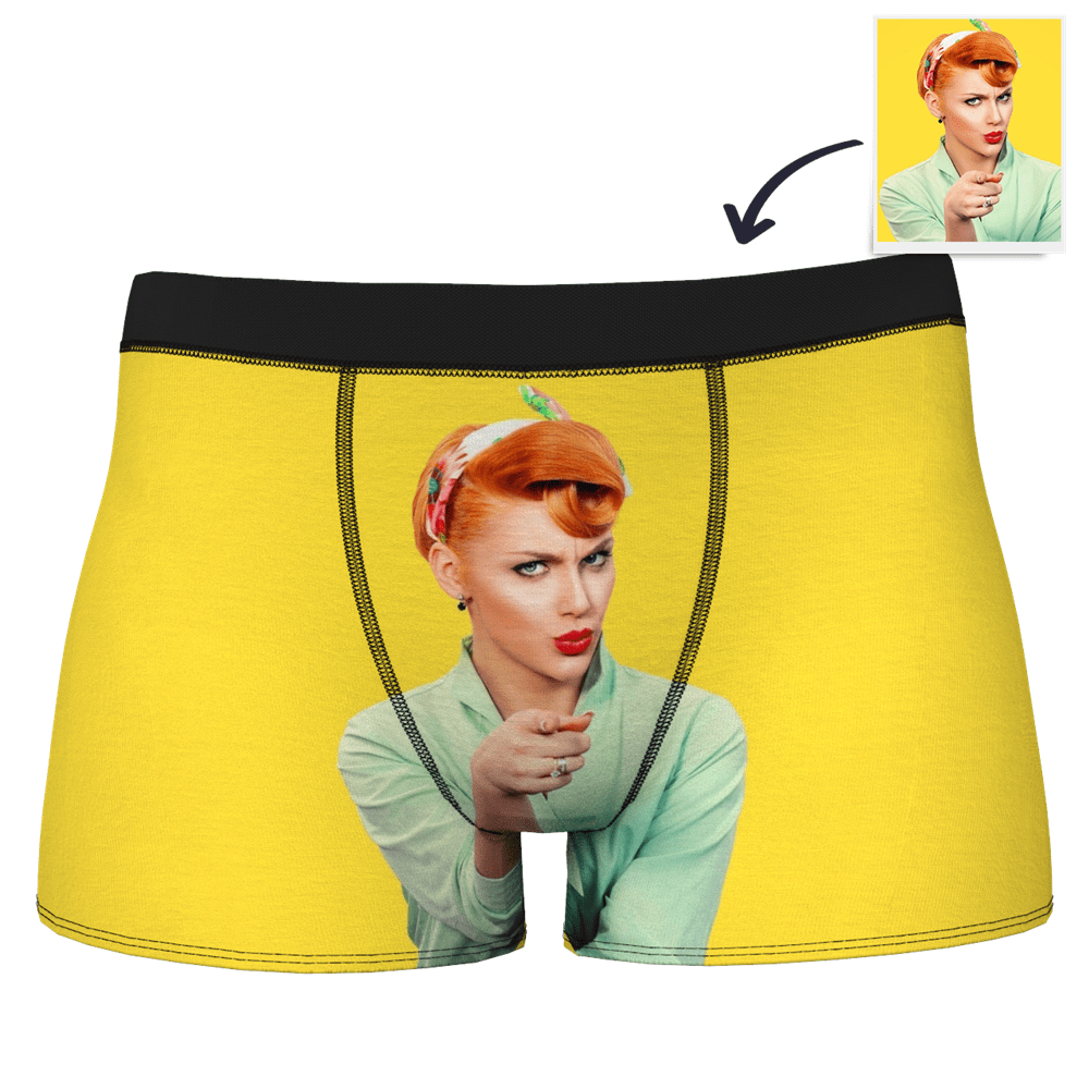 Boyfriend Face Boxer Brief Crazy Gift - Giftlab