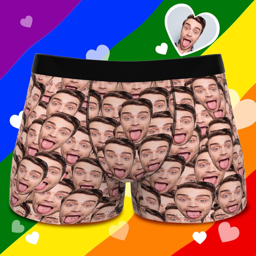 Face Boxer Shorts Crazy Gift LGBT Gifts For Him - Giftlab