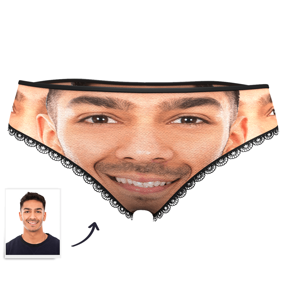 Custom Face Panties Boyfriend Face Anniversary Gifts For Her - Giftlab