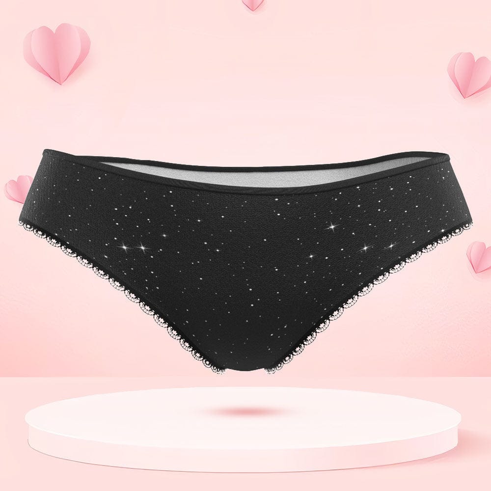 Custom Face Panties Personalized Photo Women's Lace Panties USE THE FORCE Valentine's Day Gift - Giftlab