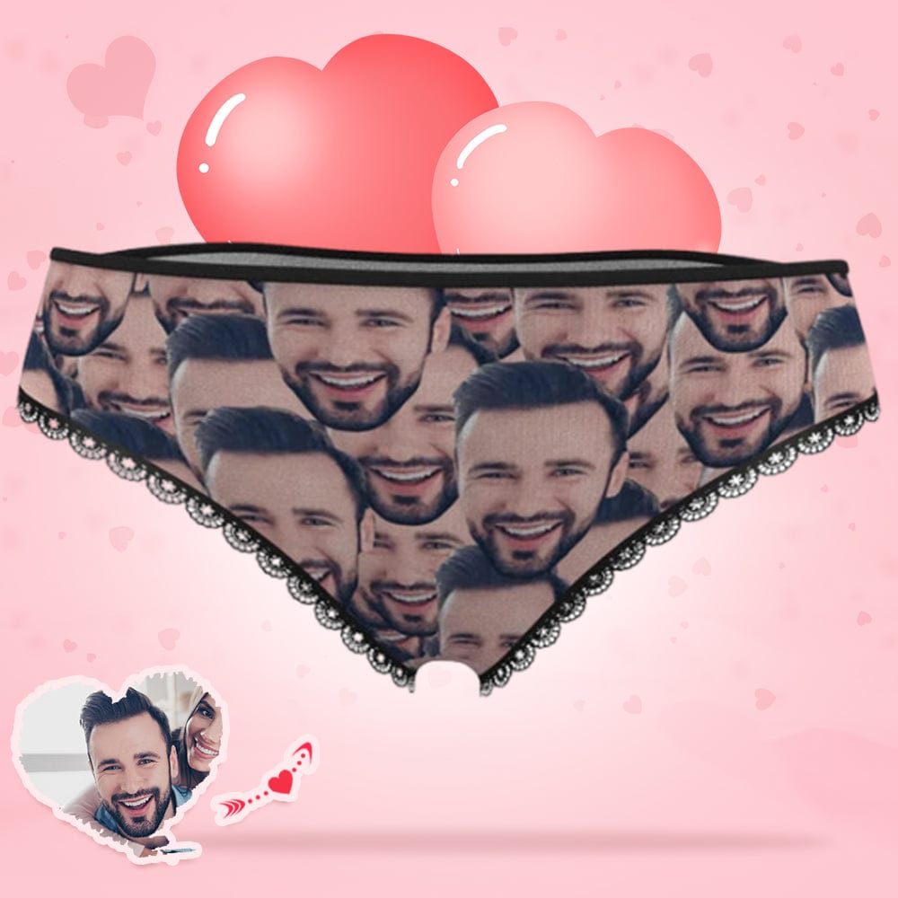 Custom Face Mash Womens Panties Gift for Her - Giftlab