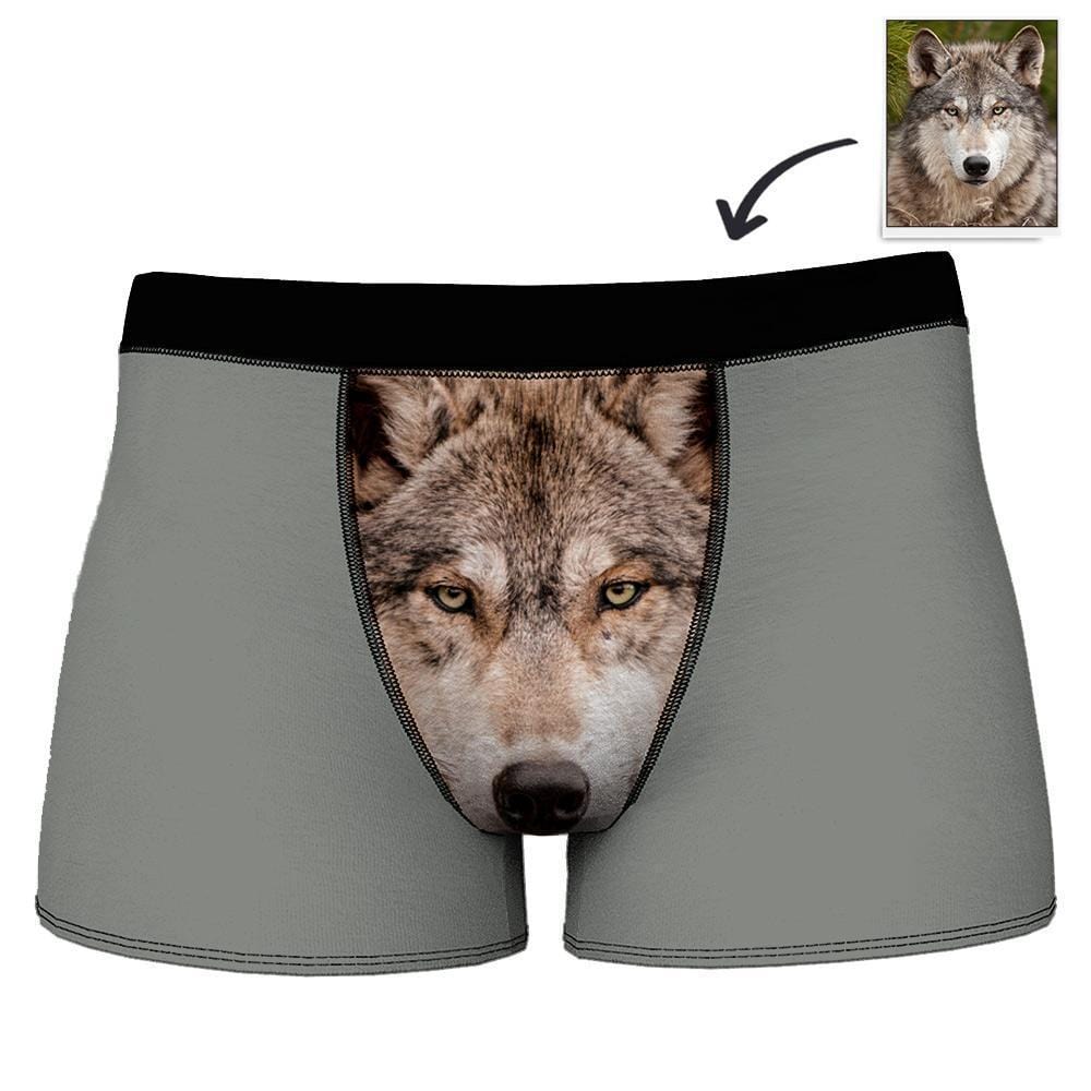 Custom Boxer Shorts for Men with Photo of Your Pet - Giftlab