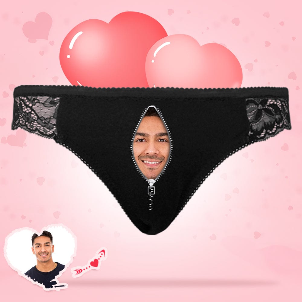 Photo Panties Women Lace Panty Face Sexy Panties Gifts for Her - Giftlab