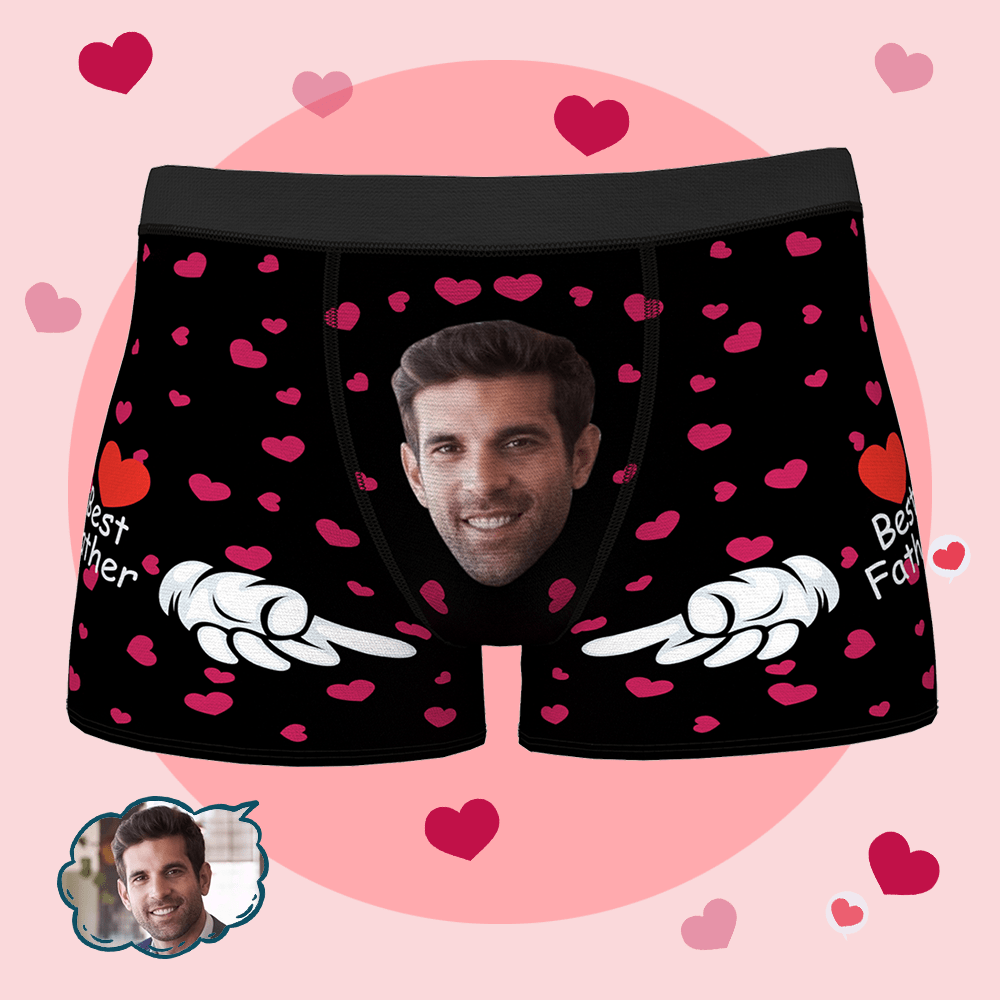 Custom Face Boxers Best Birthday Gifts for Father - Giftlab