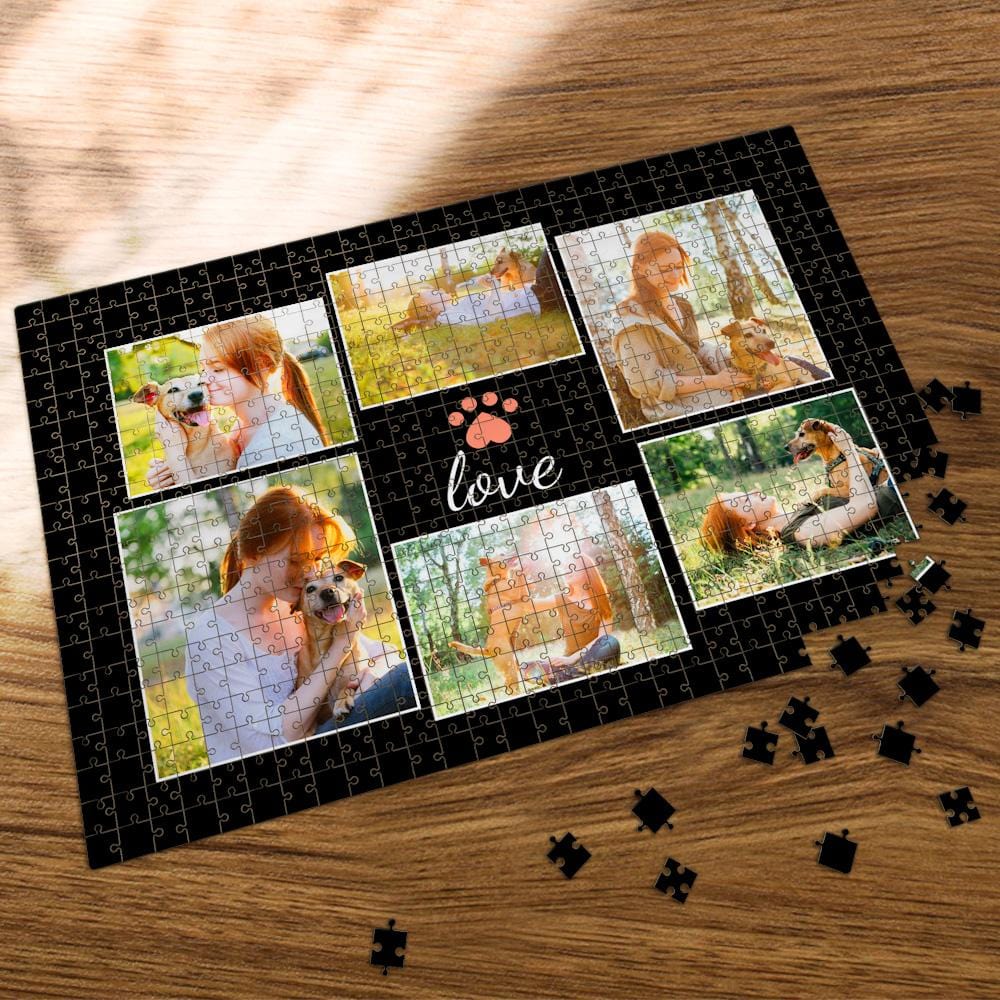 Custom Jigsaw Puzzle Dog Memorial Gift  (35-1000pcs) - Giftlab