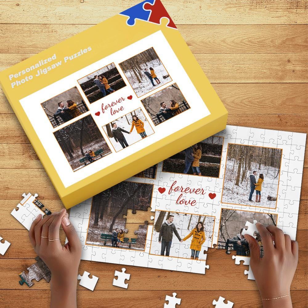 Personalized Jigsaw Puzzle Anniversary Gift (35-1000 Pieces) - Giftlab