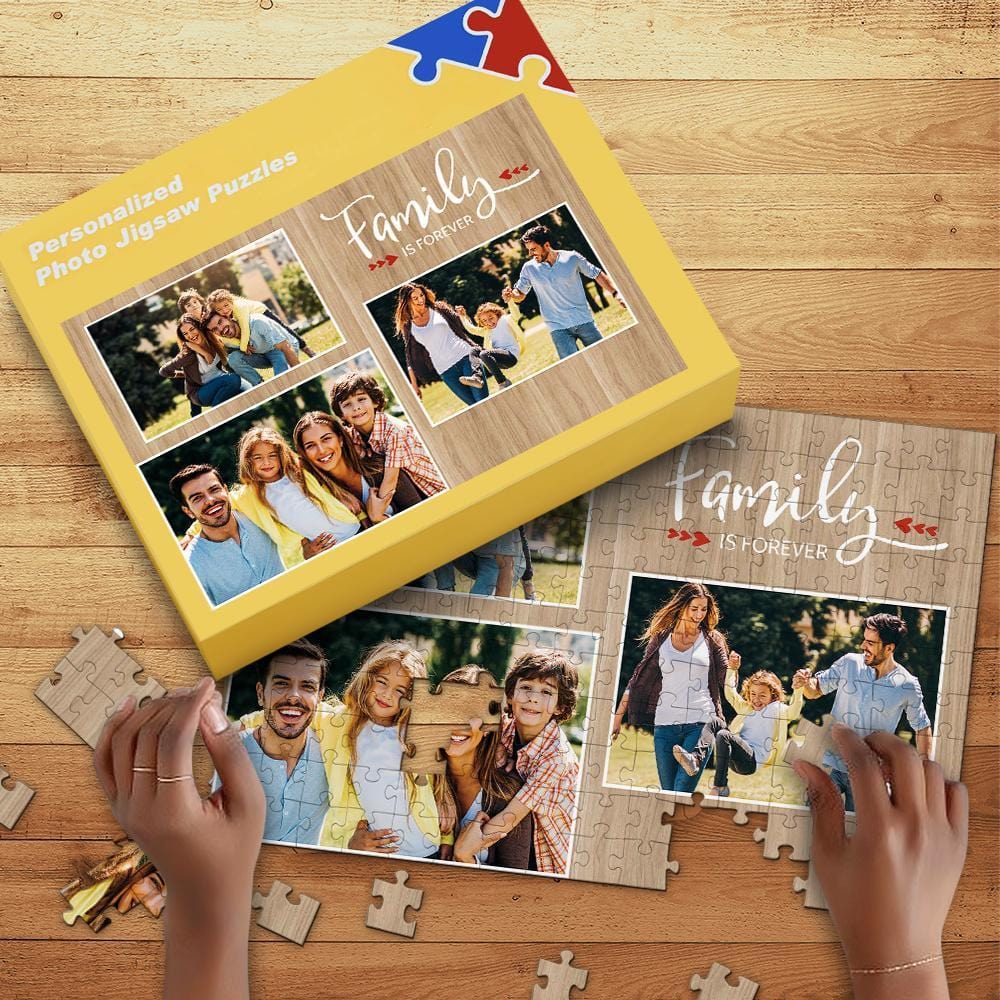 Photo Jigsaw Puzzle Anniversary Gifts (35-1000 Pieces) - Giftlab