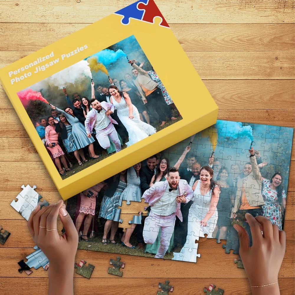 Custom Photo Puzzle Wedding Anniversary Gifts 35-1000pcs - Giftlab