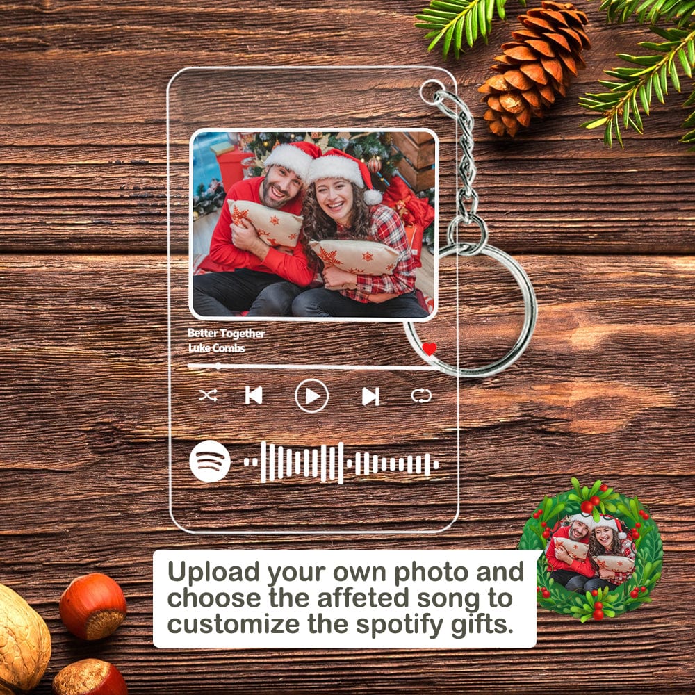 Glass Song Plaque Custom Spotify Plaque Acrylic Music Plaque Night Light Personalized Gift - Giftlab