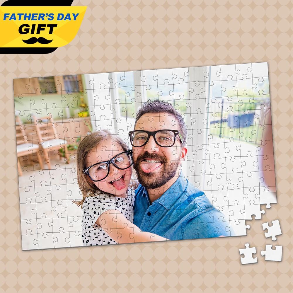 Father's Day Puzzle Personalized Picture Jigsaw Puzzle 1000 Pieces Father's Day Gift - Giftlab