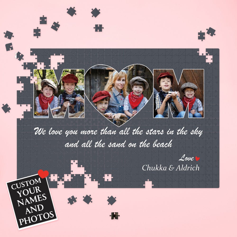 Custom Mother's Day Puzzle Photo Puzzle Gift for Mom - Giftlab