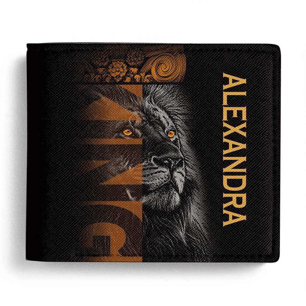 Be Strong | Personalized Name Folded Wallet For Men