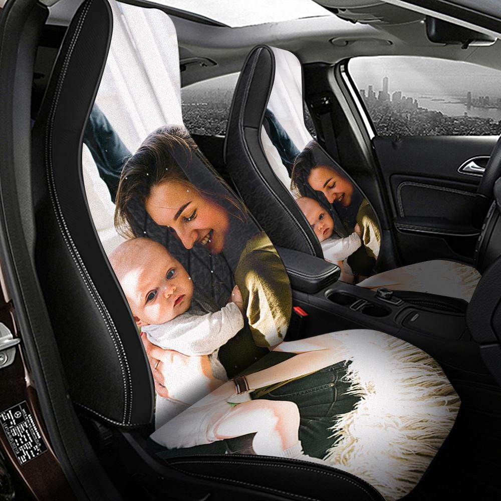 Personalized Car Seat Cover Family Gifts - Giftlab