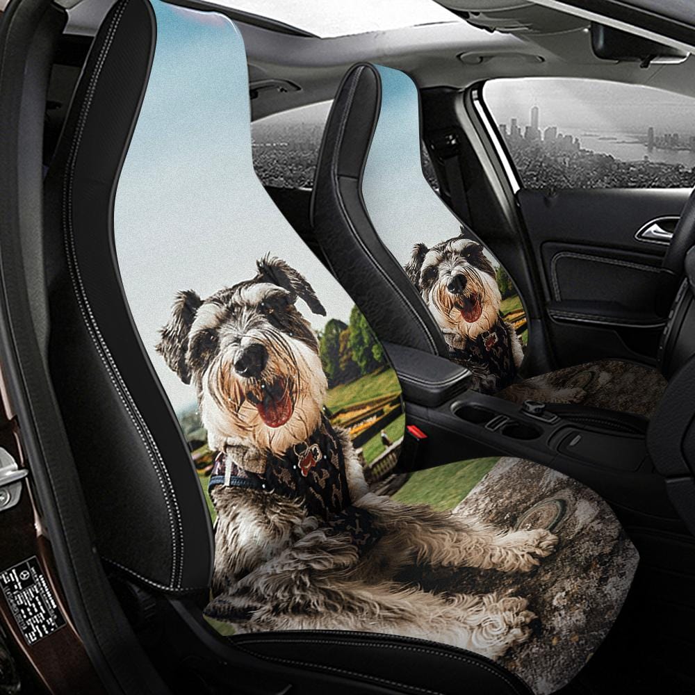 Car Seat Cover Custom Car Seat Print Cute Pets - Giftlab
