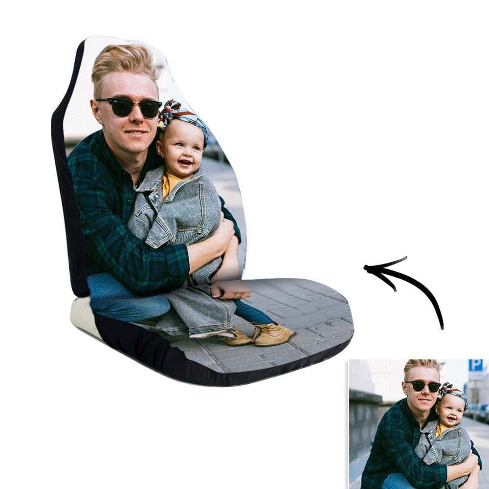 Custom Car Seat Cover Seat Print Unique Gifts Christmas Gifts For Dad - Giftlab
