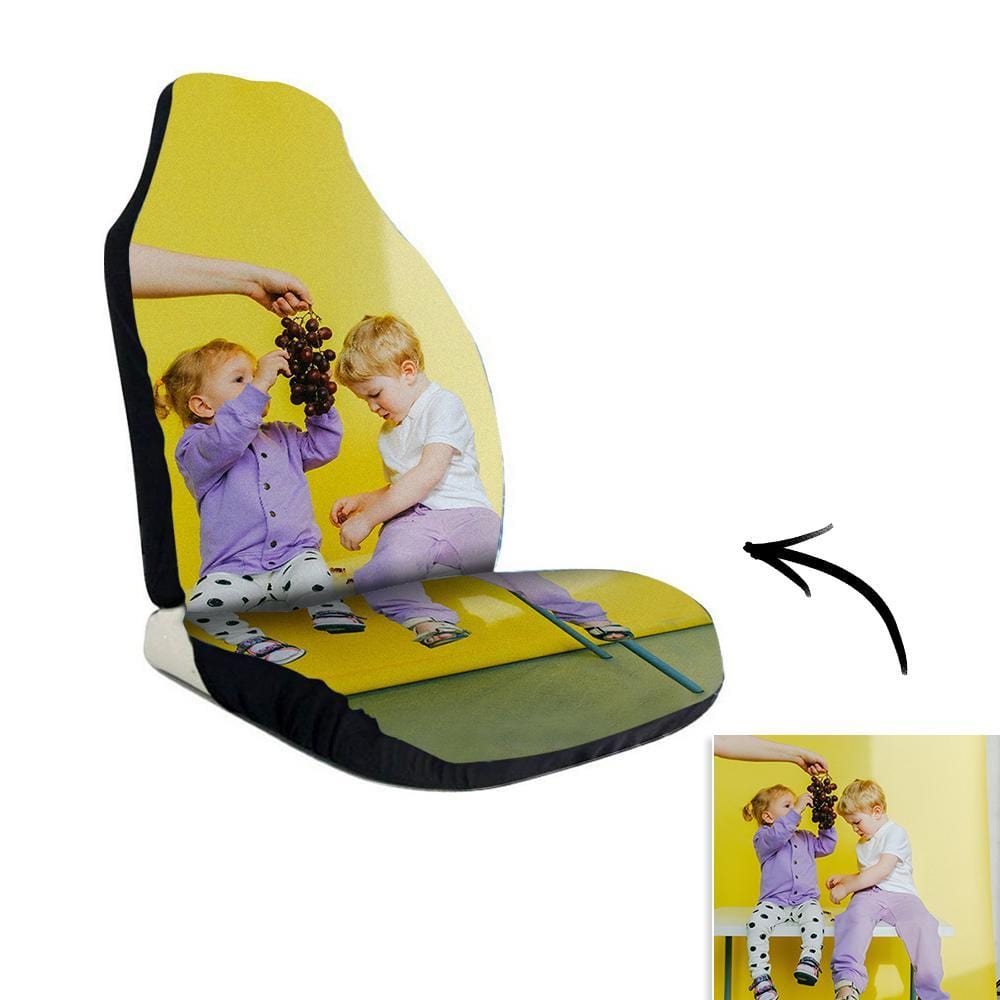 Personalized Car Seat Cover Custom Car Seat Print - Giftlab