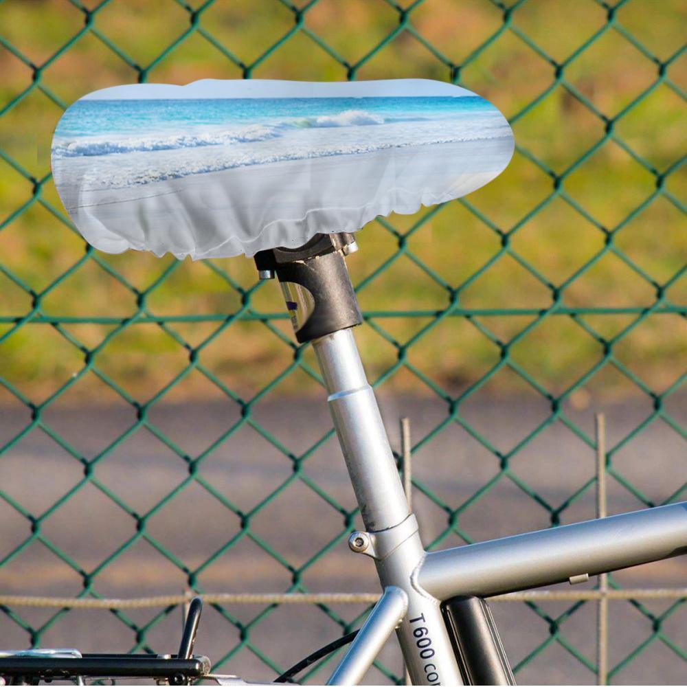 Custom Photo Bicycle Seat Cover, Waterproof Rain Bicycle Saddle Cover - Outside the Window - Giftlab