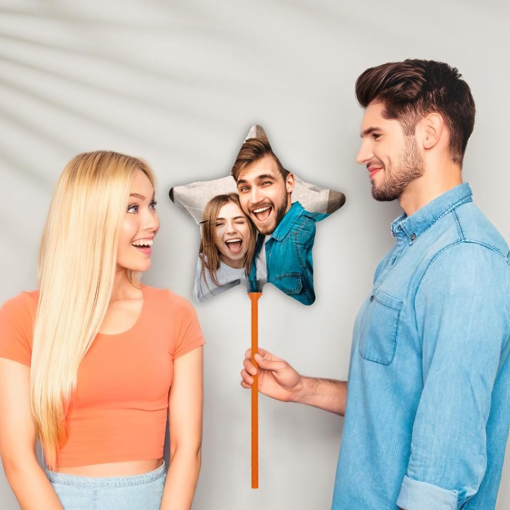 Personalized Photo Balloons Graduation Balloons Custom Star Balloons - Giftlab