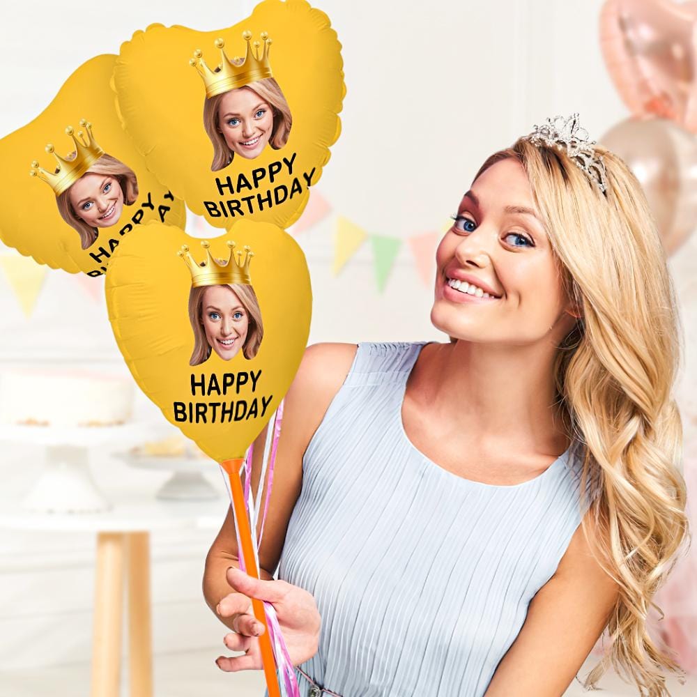Custom Birthday Balloons Happy Birthday Balloons for Birthday Party Decoration Supplies - Giftlab