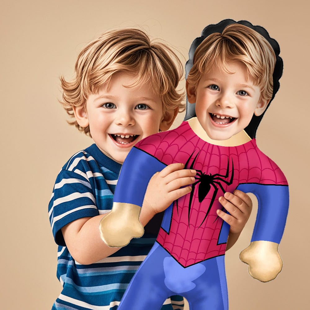 Personalized Superhero Blow Up Dolls Inflatable Minime Balloon Gifts for Him/Kids - Giftlab