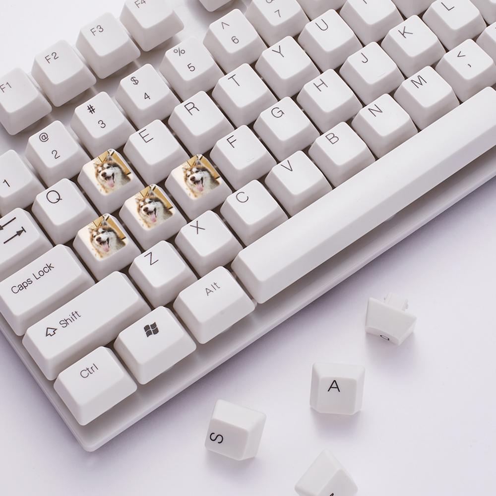 Custom Image Keycaps Custom Keyboard Keycaps Gifts for Pet Lovers - Giftlab