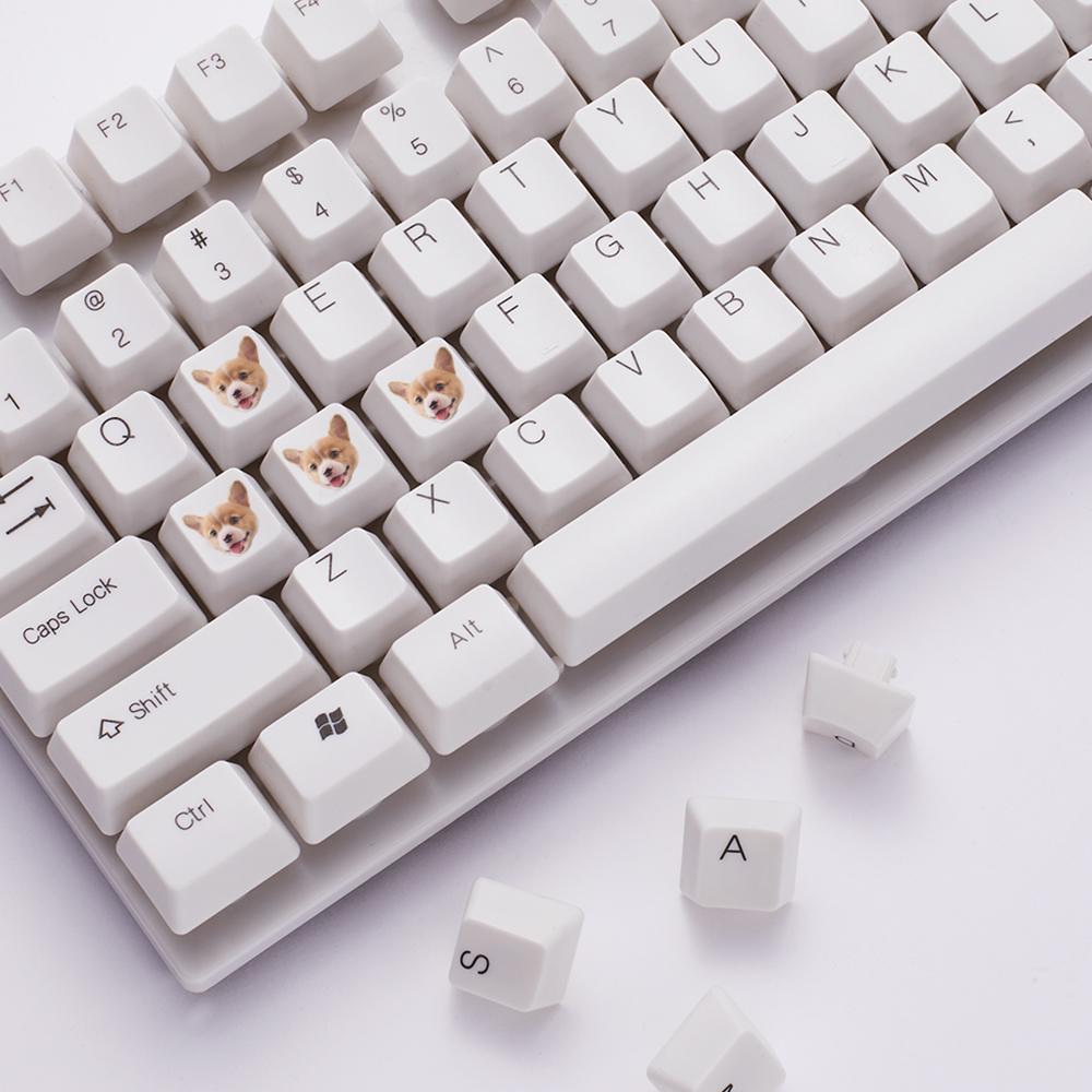 Custom Keycaps With Your Pet Face Custom Cherry Mx Keycaps Gifts for Pet Lovers - Giftlab
