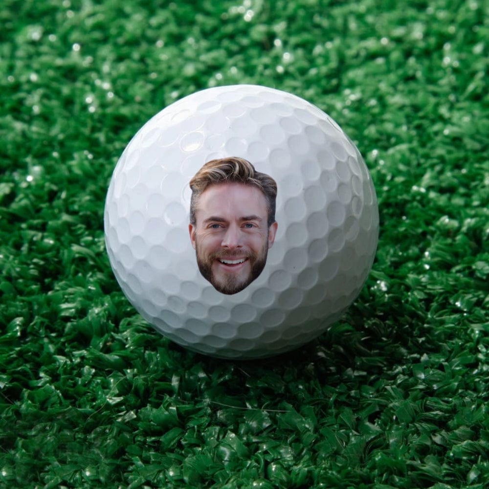 Custom Golf Ball Personalized Golf Balls with Face Gifts For Golf Enthusiast Personalized Golf Gifts - Giftlab