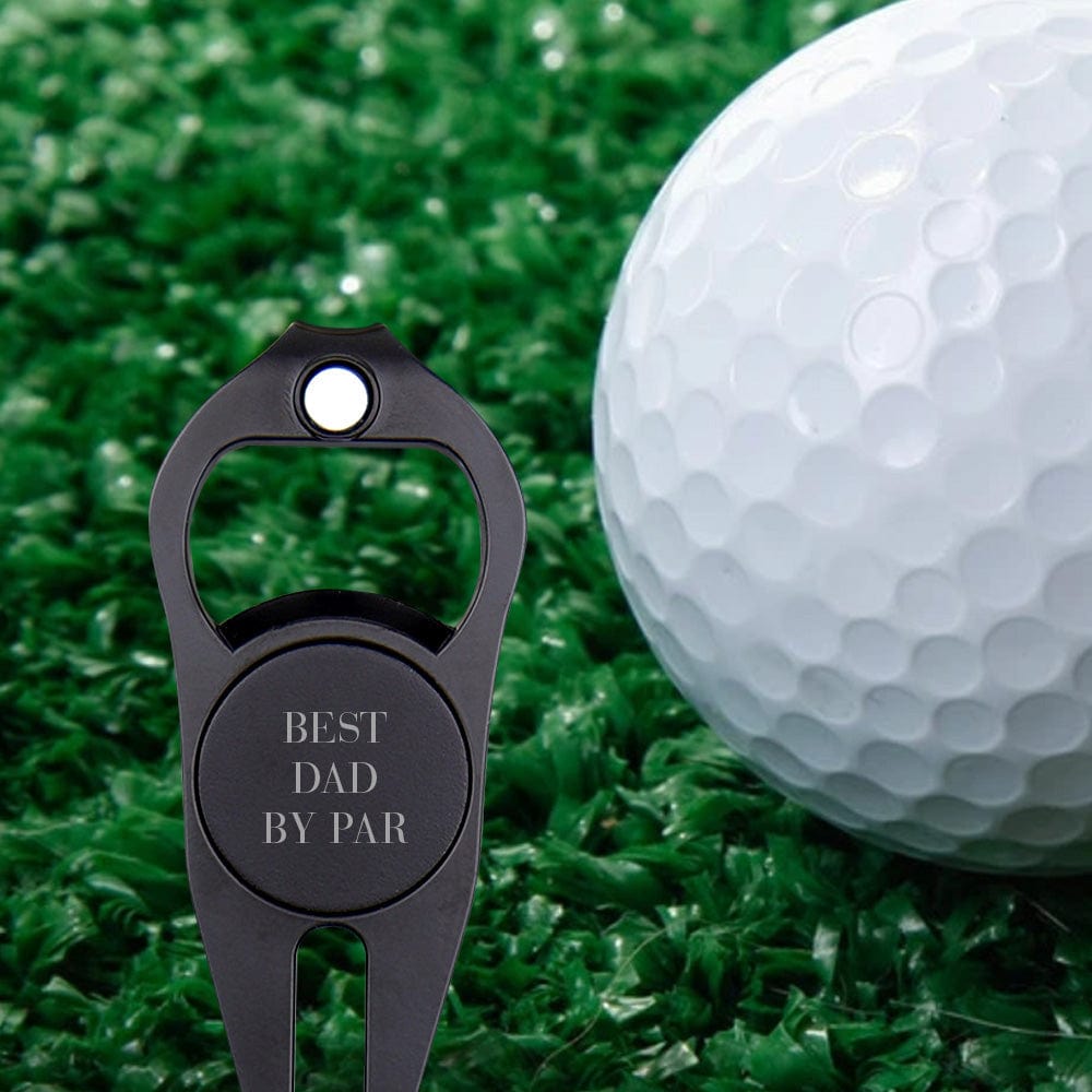 Custom Golf Ball Marker Personalized Bottle Opener Multipurpose Golf Fork Metal Custom Gift for Golf Lover - Giftlab