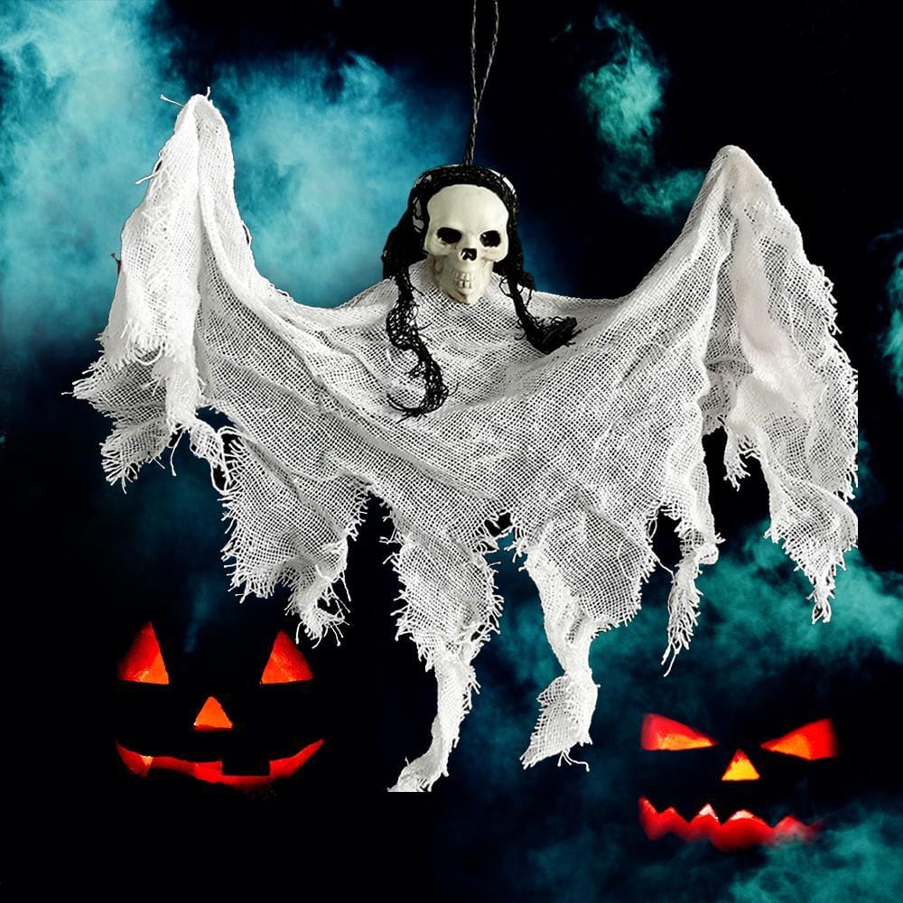 Hanging Ghost Mini Skeleton Ghost Halloween Decoration - 6 Colors - Giftlab