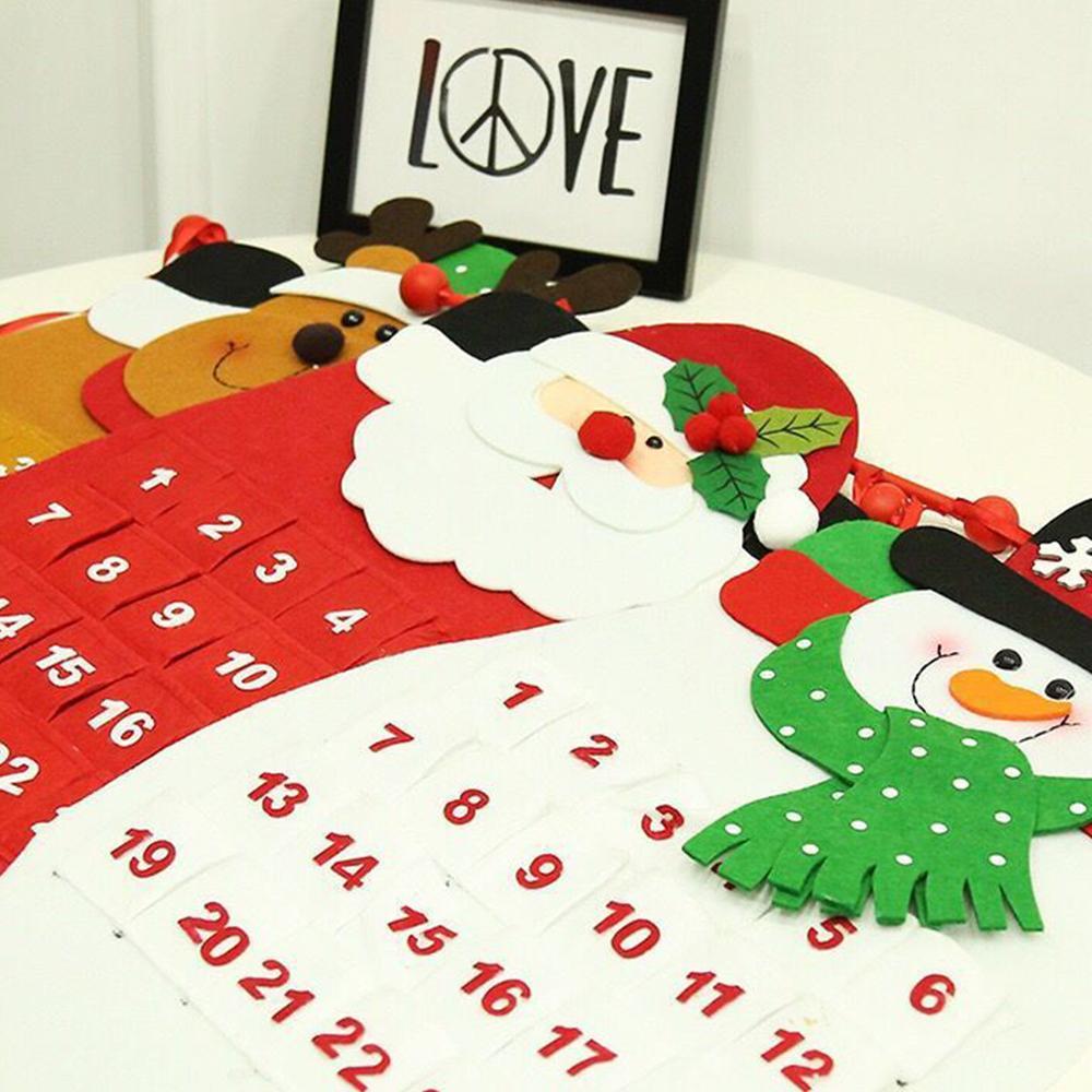 Christmas Advent Calendar 3D Hanging Advent Countdown Calendar - Giftlab