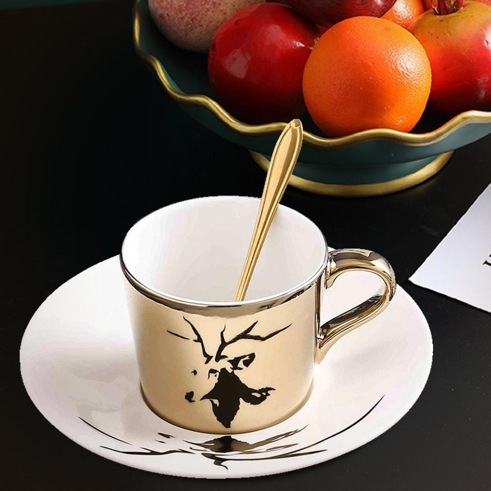 GiftLAB Funny Coffee Cups Tea Cup With Saucer Christmas Gifts for Father - Giftlab