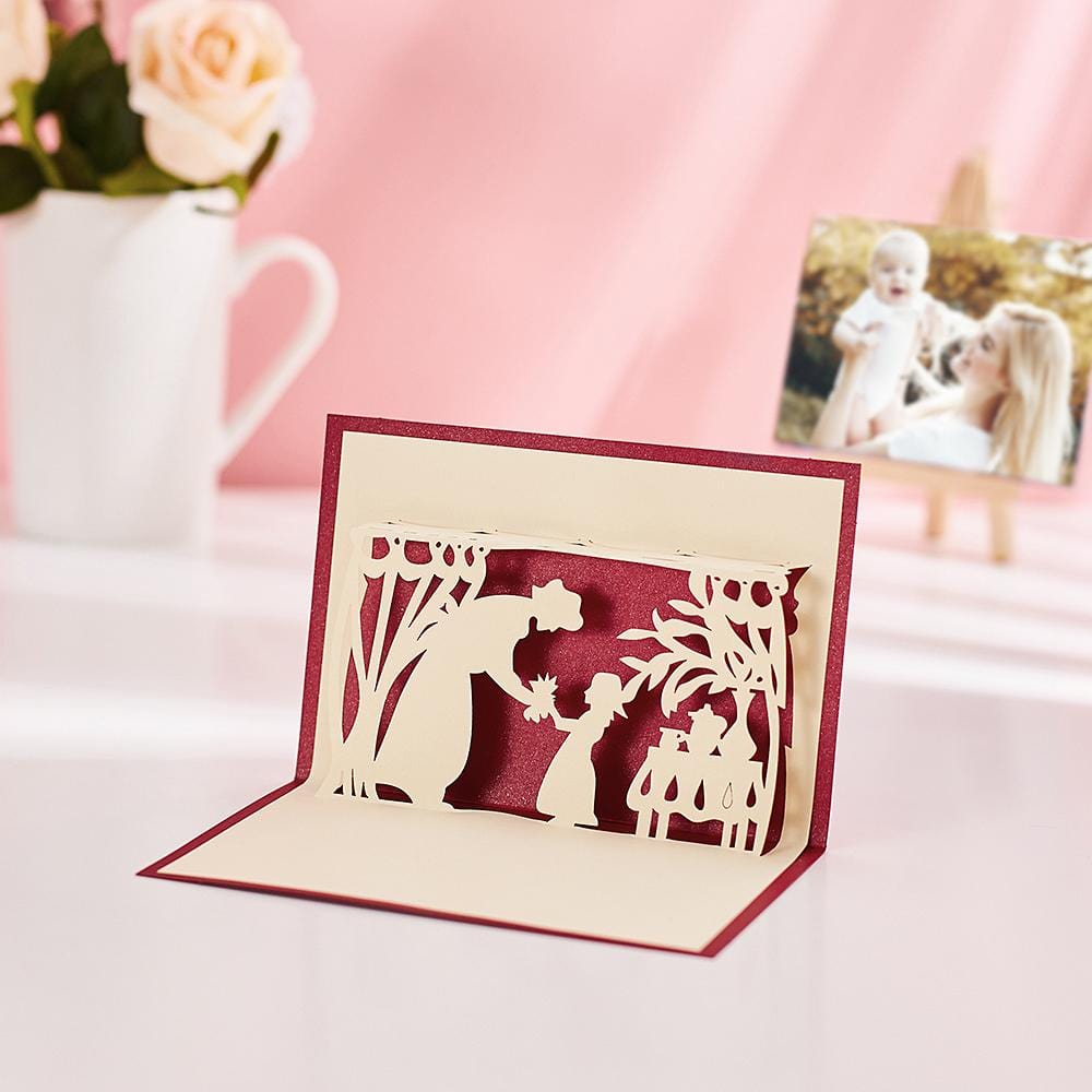 Mother's Day Card Sending Flower to Mom - Giftlab