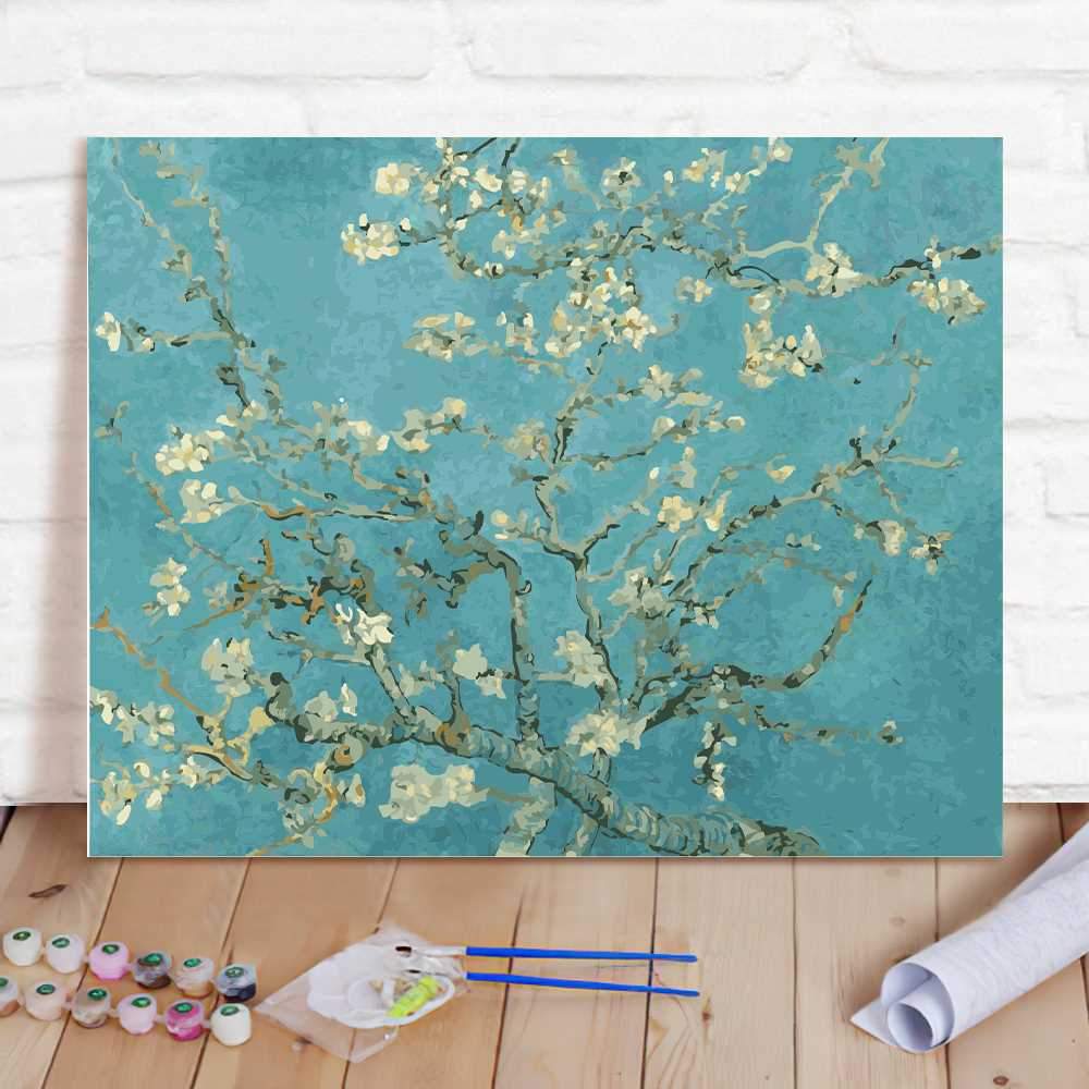 Paint By Numbers Custom Paint By Number Kits - Flowers - Giftlab