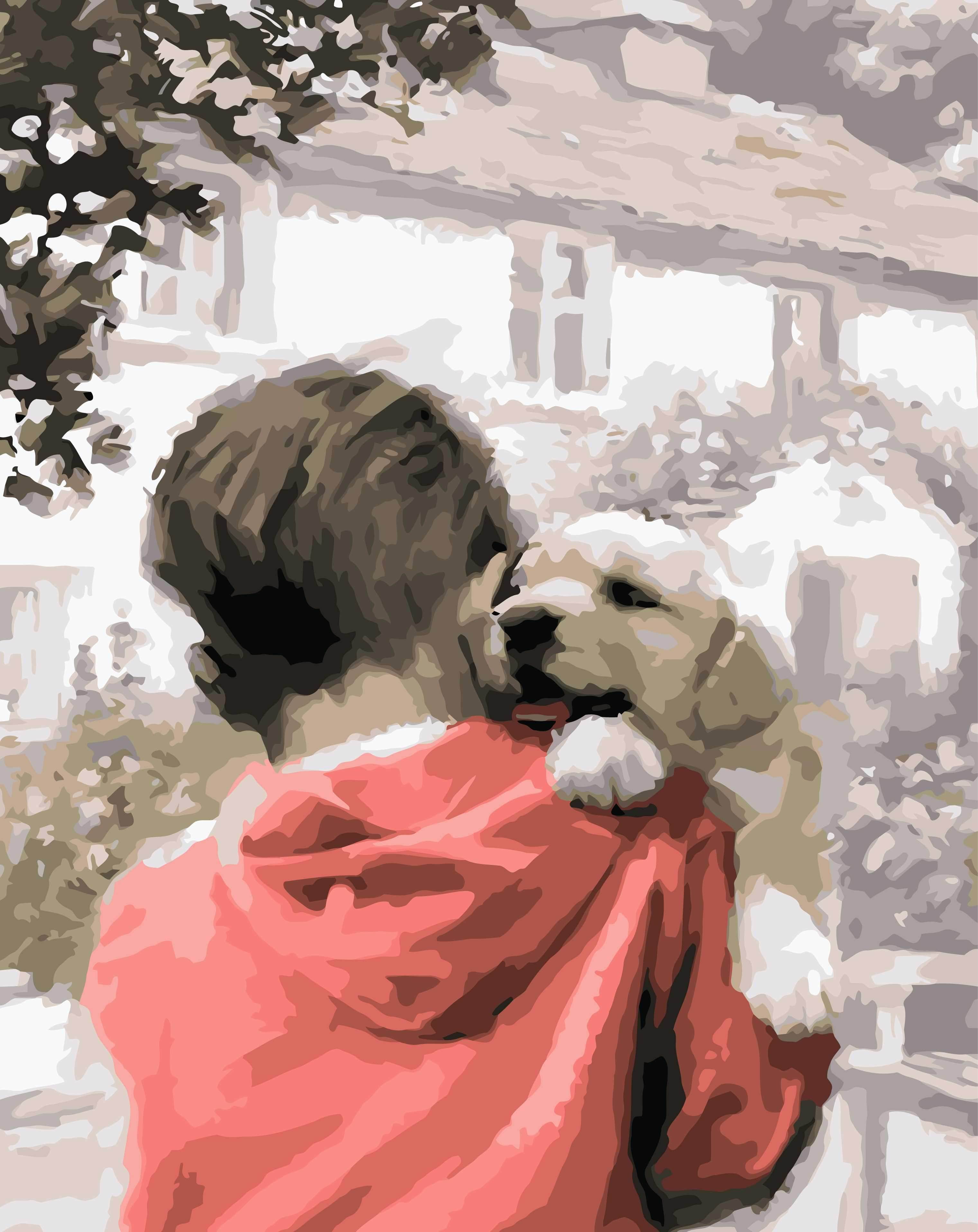 Paint By Numbers Custom Paint By Number Kits - Pet Lover - Giftlab