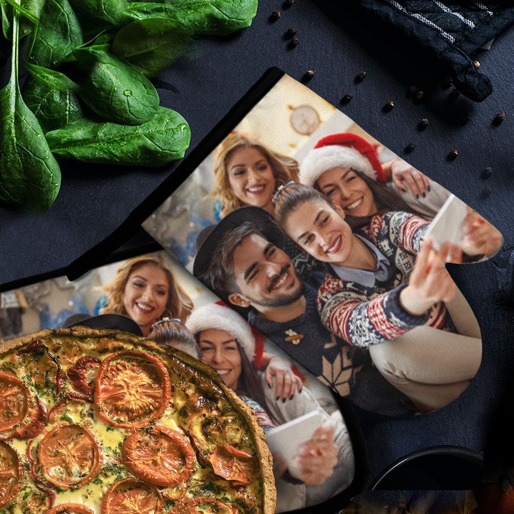 Custom Oven Mitts & Pot Holders Set Valentine's Day Gifts For Her - Giftlab