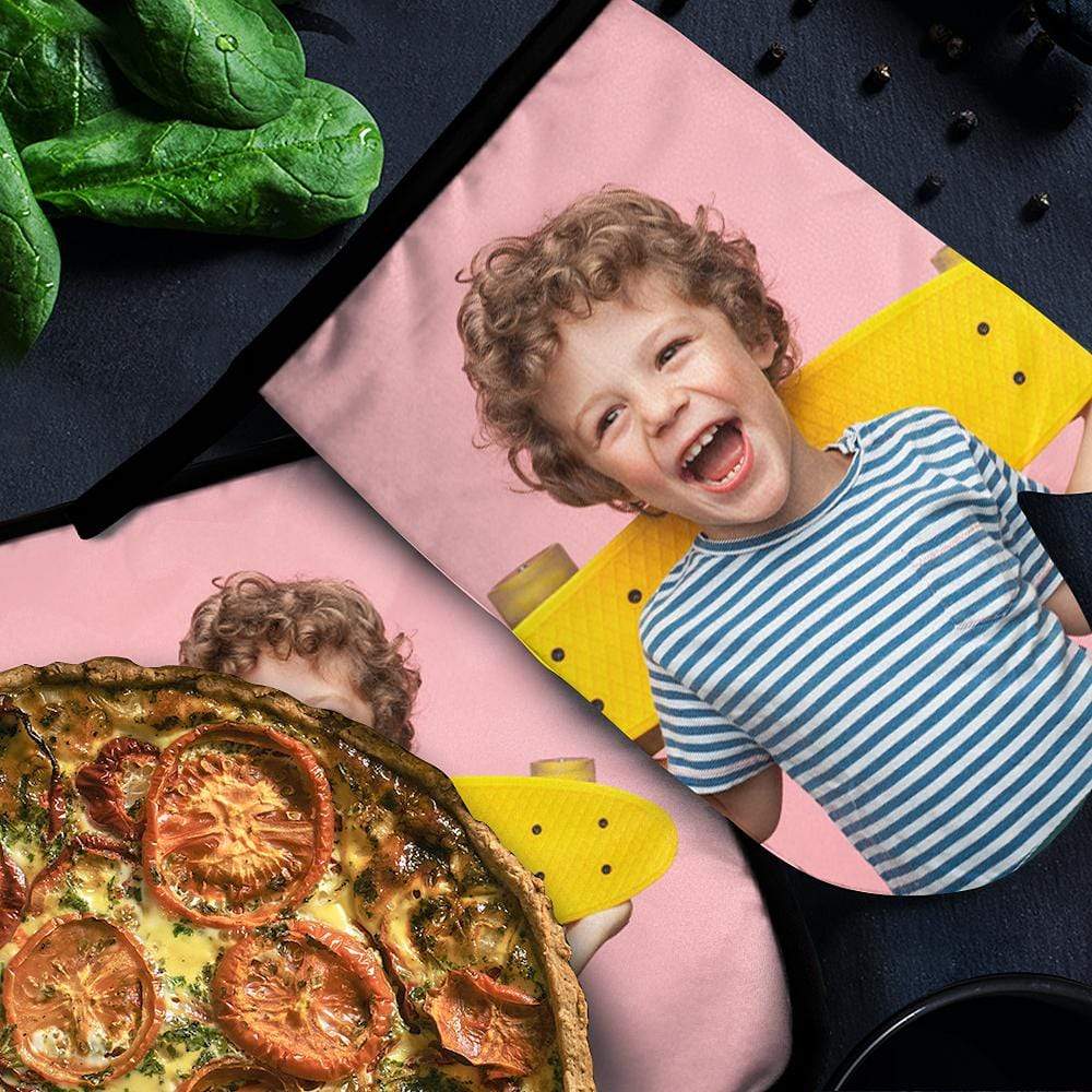 Personalized Pot Holders Oven Mitts Set Baking Set Kitchen Gift - Giftlab