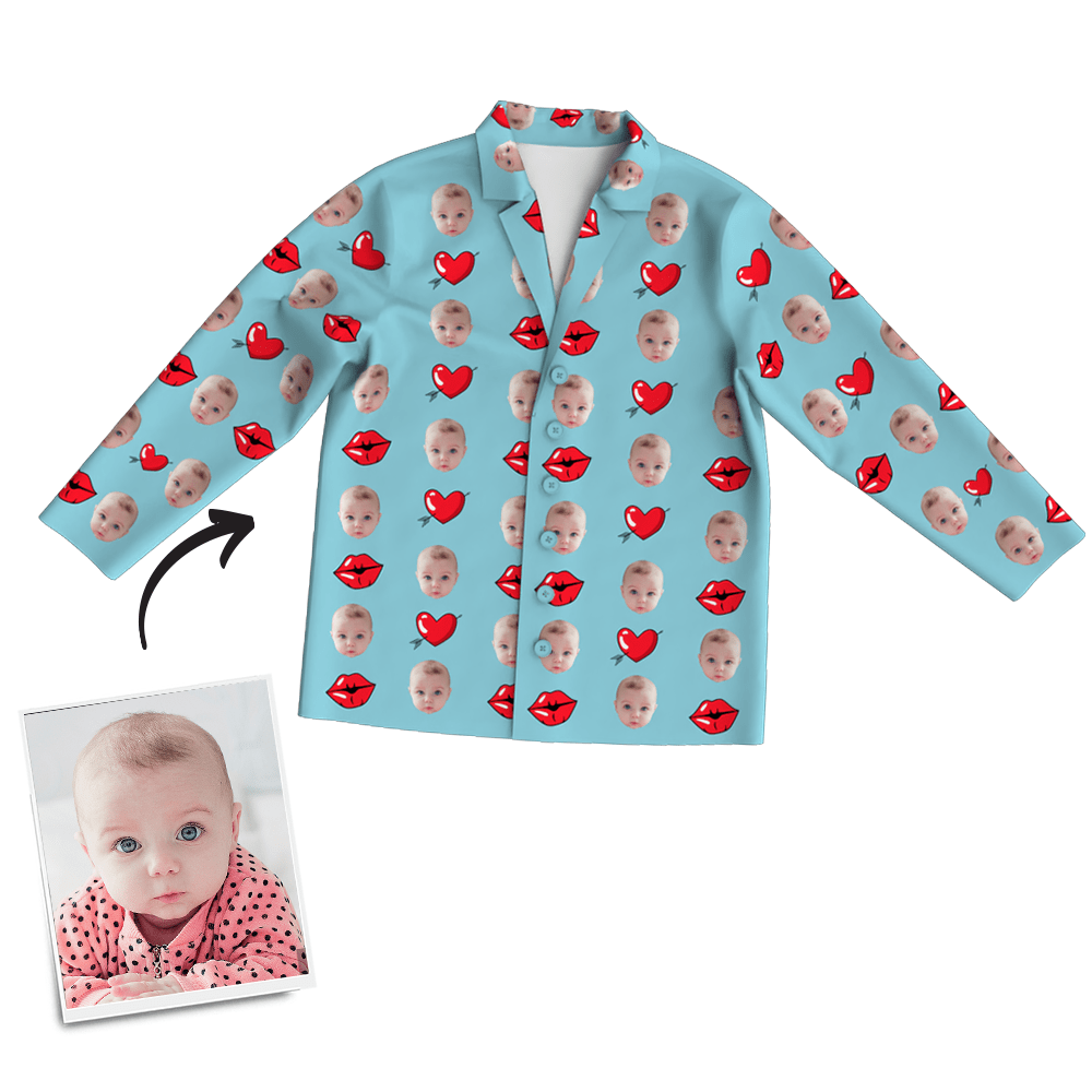 Personalized Face Pajamas Custom PJ Sets Gifts For New Mom - Giftlab